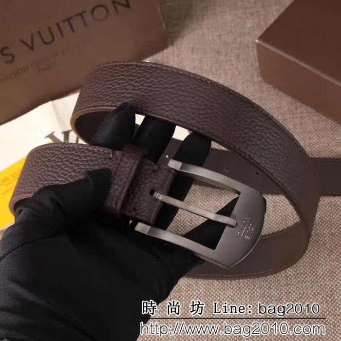 路易威登LV logo Taurillon 經典男士皮帶 LHG1638